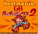 Beatmania GB - Gotcha Mix 2 Title Screen